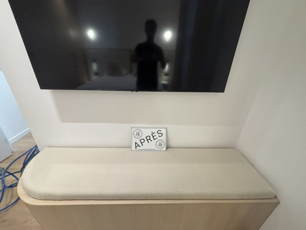 Canapé/banquette — après
