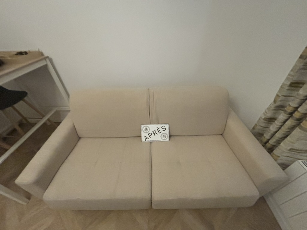 Canapé/banquette — après