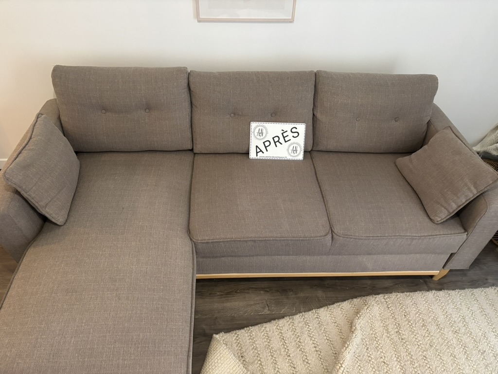 Canapé/banquette — après