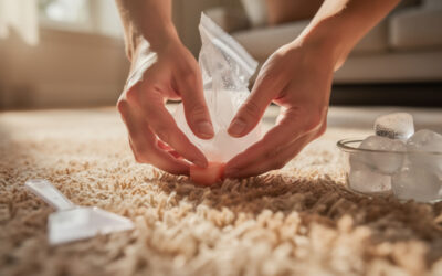 Comment enlever du chewing gum sur un tapis efficacement