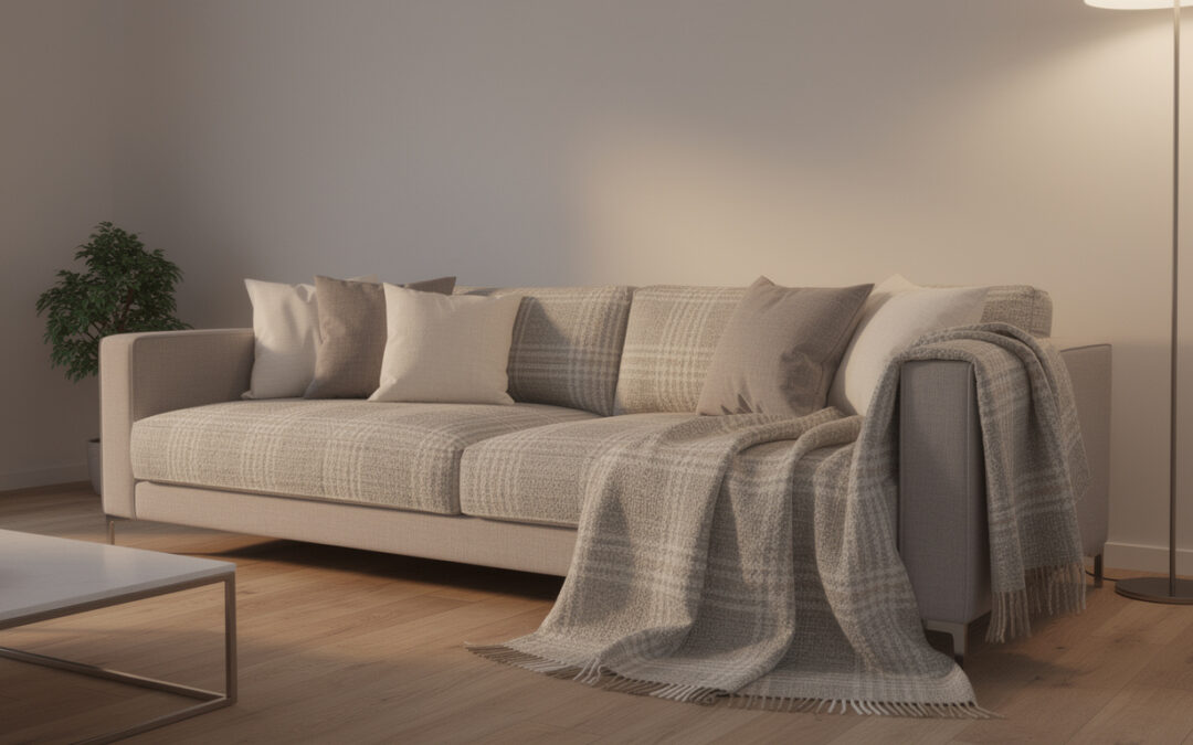 Comment mettre un plaid sur un canapé pour un style cosy et pratique