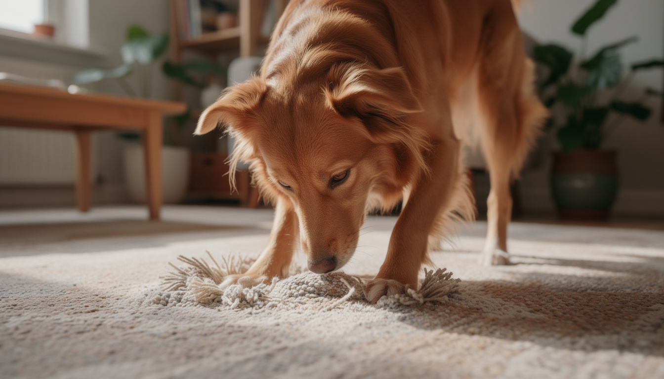 Pourquoi mon chien gratte-t-il le tapis : comprendre ce comportement découvrez pourquoi votre chien gratte le tapis et apprenez à comprendre ce comportement naturel pour mieux répondre à ses besoins.