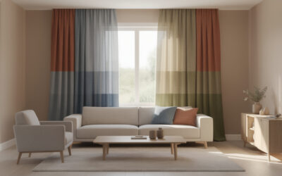 Quelle couleur de rideaux choisir avec des murs beiges pour un intérieur harmonieux